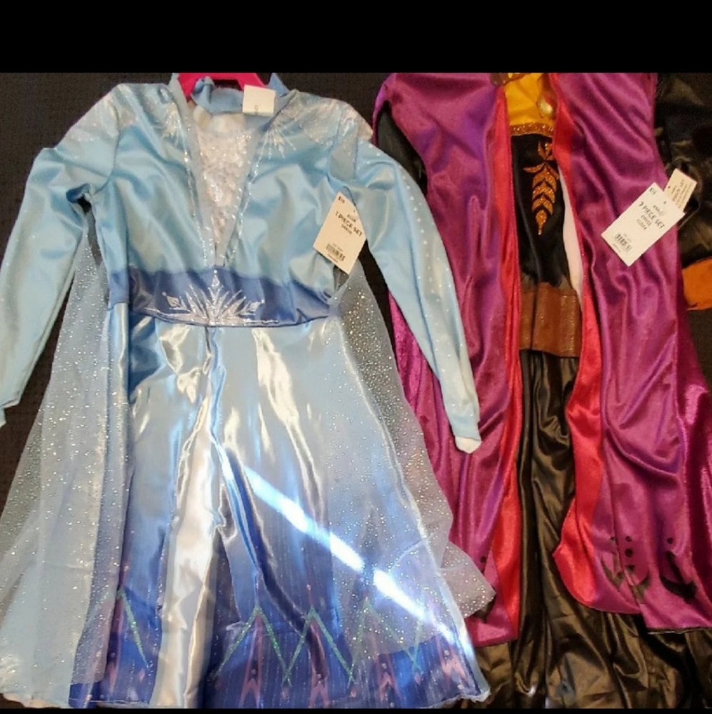 Elsa & Anna costume bundle